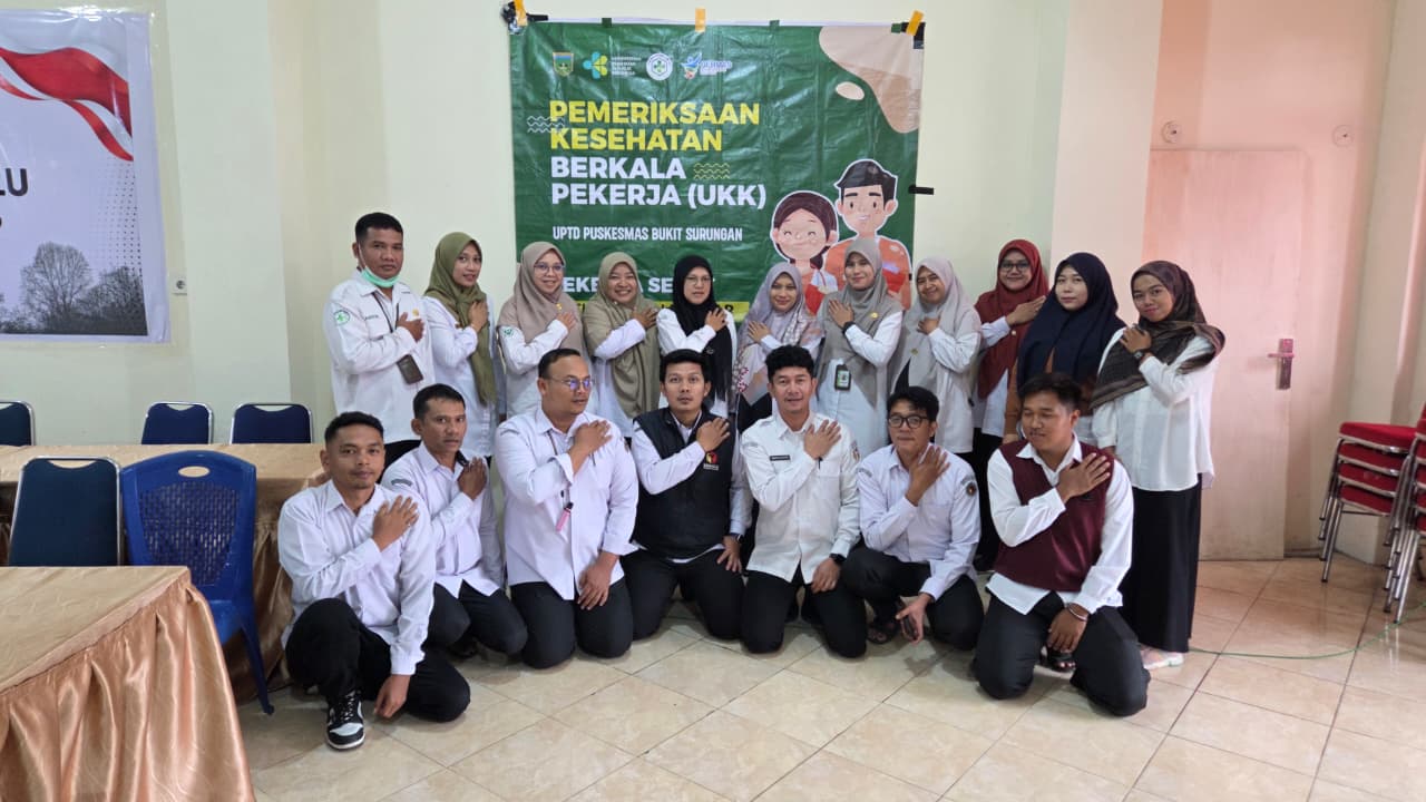 Badan Pengawas Pemilihan Umum (Bawaslu) Kota Padang Panjang mengikuti kegiatan Cek Kesehatan Gratis (CKG) bagi seluruh jajarannya pada Rabu (11/02)