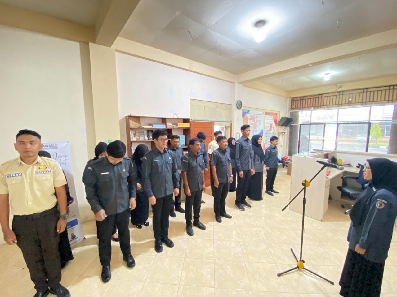 Apel Rutin Bawaslu Kota Padang Panjang, Senin (06/04)