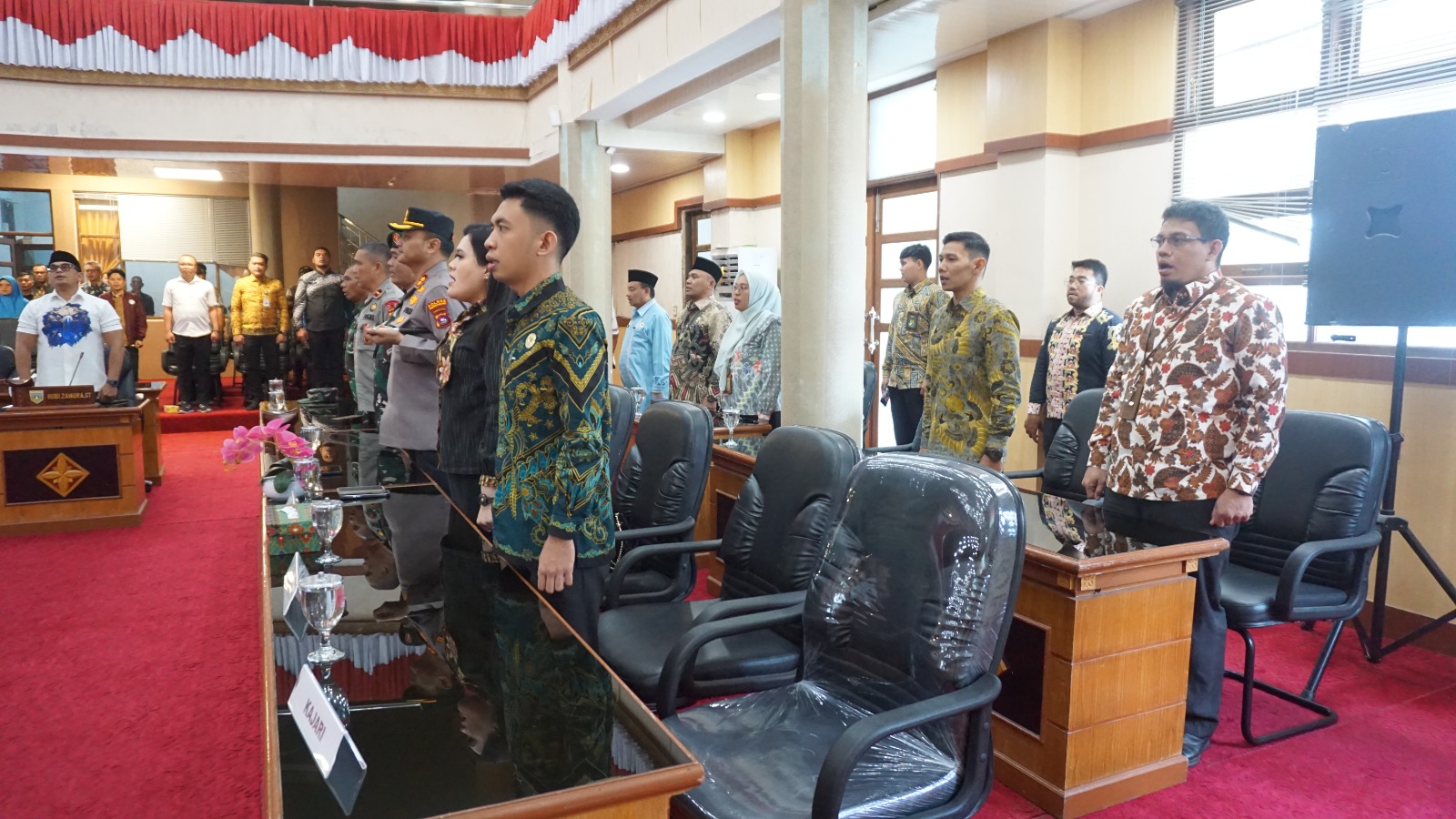 Rapat Paripurna DPRD Kota Padang Panjang dalam agenda Penyampaian Nota Pengantar Wali Kota Padang Panjang atas Rancangan Perubahan Kebijakan Umum Anggaran dan Prioritas Plafon Anggaran Sementara (KUA-PPAS) Tahun Anggaran 2026.