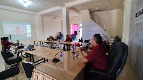 Bawaslu Kota Padang Panjang menghadiri agenda nasional Kick Off Pendidikan Pengawas Partisipatif (P2P) secara daring yang dipusatkan di Kabupaten Tangerang