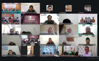 Zoom Meeting "SEPAKAT" Bawaslu Sumatera Barat