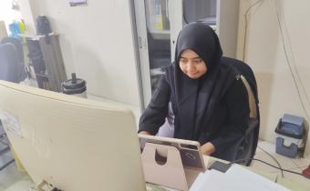 Staf PPPS Bawaslu Kota Padang Panjang mengikuti koordinasi teknis secara daring (Zoom Meeting) bersama Bawaslu Provinsi Sumatera Barat pada Selasa (10/02/2026)