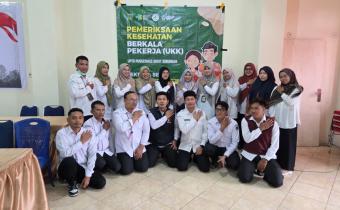 Badan Pengawas Pemilihan Umum (Bawaslu) Kota Padang Panjang mengikuti kegiatan Cek Kesehatan Gratis (CKG) bagi seluruh jajarannya pada Rabu (11/02)