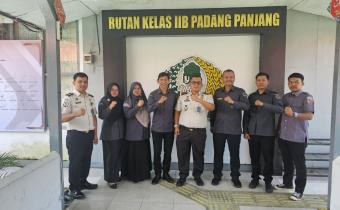 Kunjungan koordinasi dan konsolidasi demokrasi ke Rumah Tahanan (Rutan) Kelas IIB Padang Panjang