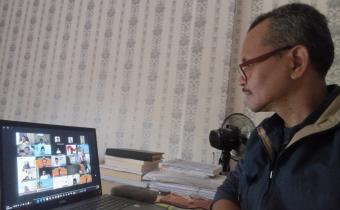 Anggota Bawaslu Kota Padang Panjang, Agus Salim, menghadiri Rapat Persiapan Pengawasan Pemutakhiran Data Pemilih Berkelanjutan (PDPB) Triwulan I Tahun 2026