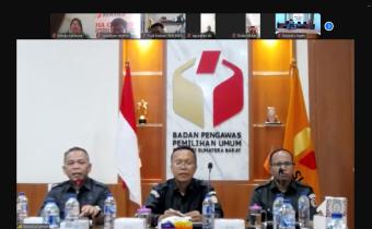 Rapat Koordinasi (Rakor) Strategis yang diselenggarakan oleh Bawaslu Provinsi Sumatera Barat pada Selasa (07/04/2026).
