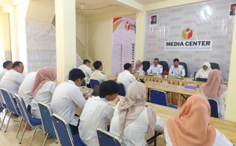 Rapat Koordinasi (Rakor) bertajuk “Evaluasi Pengawasan Pemutakhiran Data Pemilih Berkelanjutan (PDPB) Bersama Stakeholder” pada Rabu (15/04/2026). 