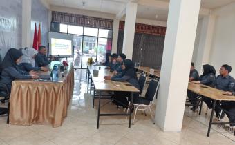 Bawaslu Kota Padang Panjang menggelar kegiatan internal mengenai Pengelolaan Ketatausahaan dan Kearsipan pada Senin (25/05/2026). 