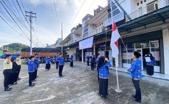Bawaslu Kota Padang Panjang menggelar Upacara Peringatan Hari Lahir Pancasila Tahun 2026 secara khidmat pada Senin (01/06/2026).